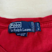 J- Vintage 90s Polo RL Embroidered Logo Made In Canada Tee - XL