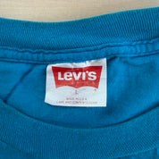 J- Vintage Levi's 501 Graphic Made In USA Single Stitch Tee - L