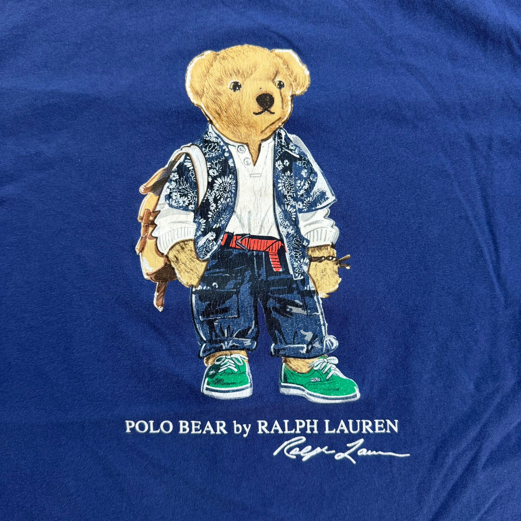J- Polo RL Polo Bear Graphic & Text Tee - Youth XL 18-20 (fits S)