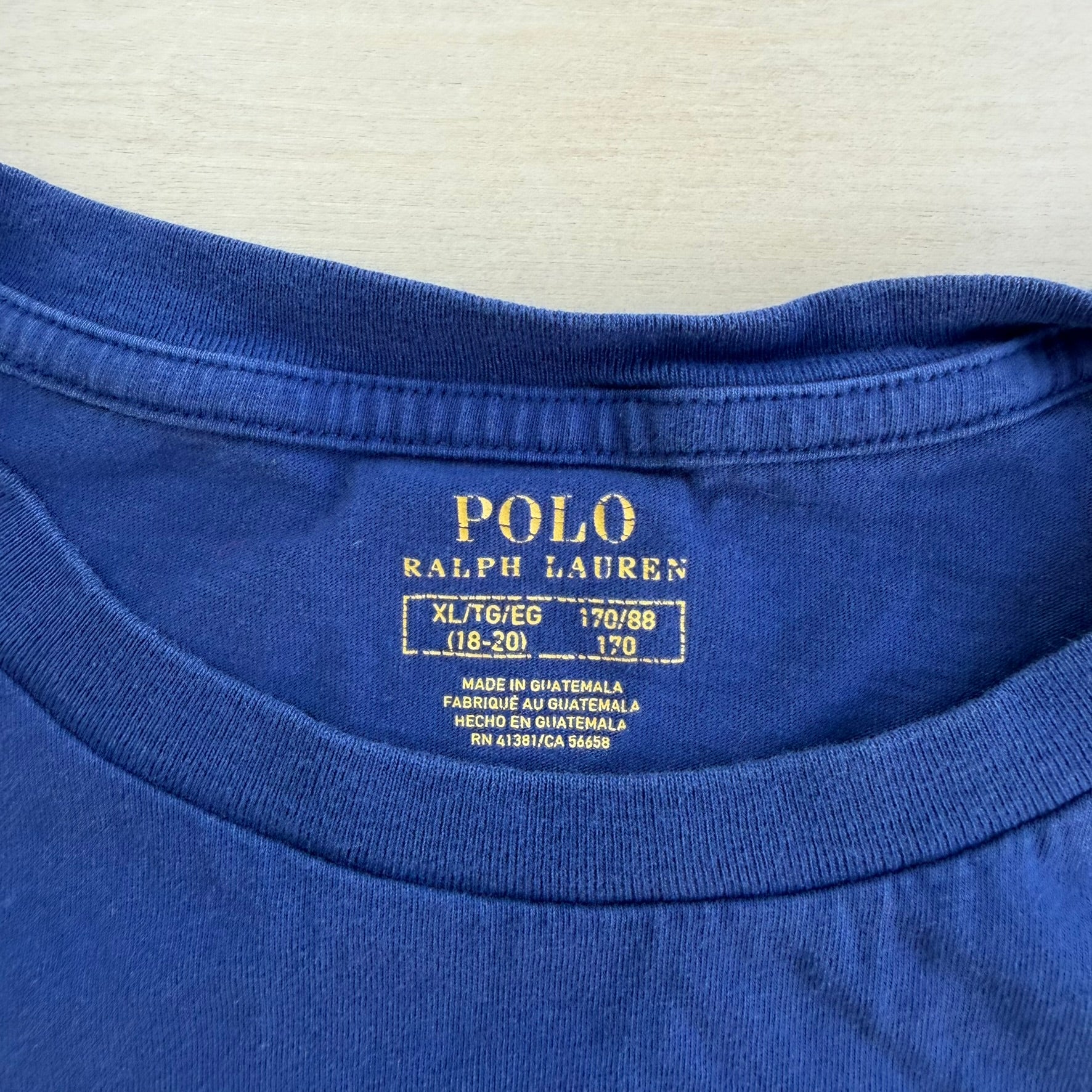 J- Polo RL Polo Bear Graphic & Text Tee - Youth XL 18-20 (fits S)