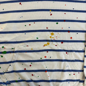 Vintage Polo RL Embroidered Logo Paint Splatters Hoodie - XL