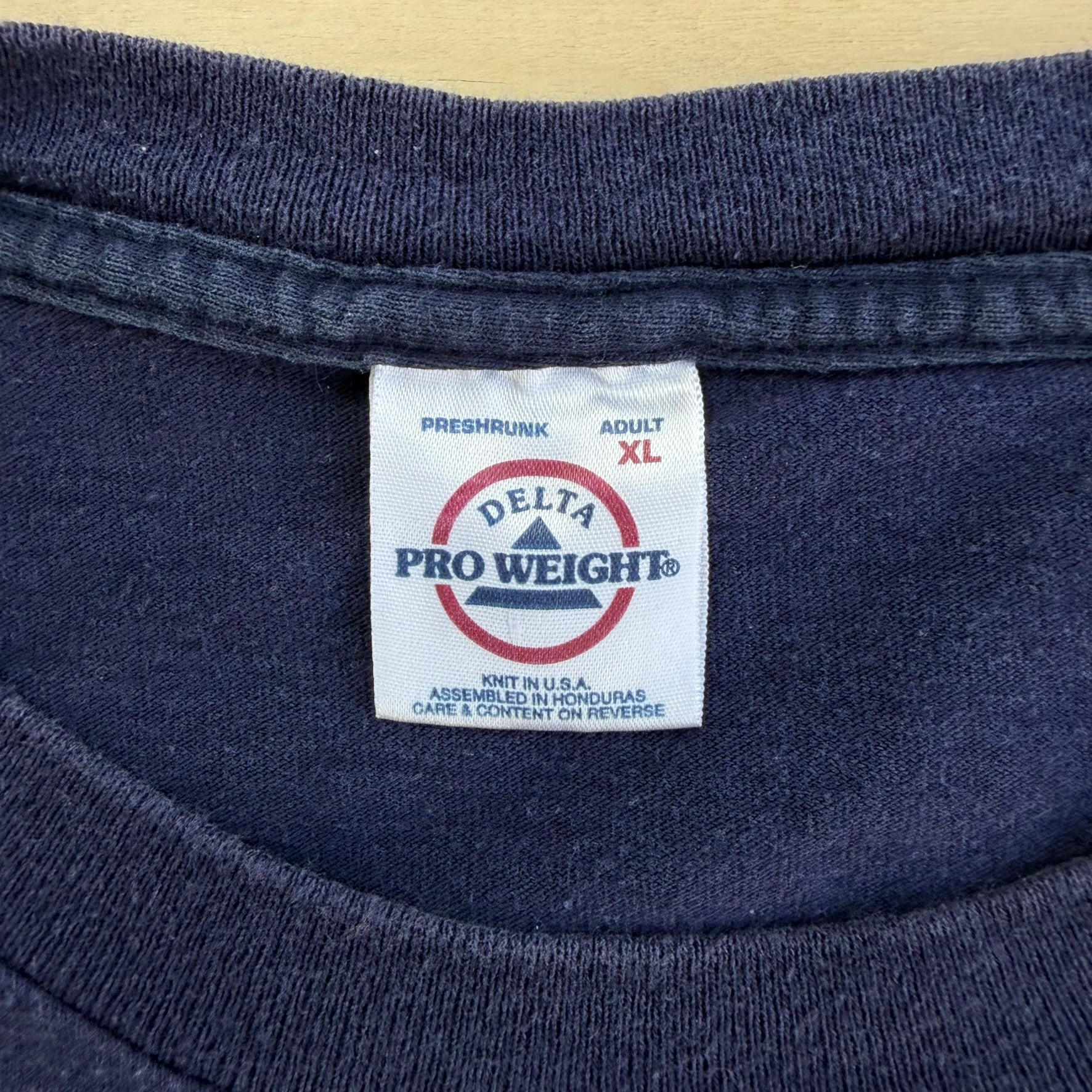 J- Vintage '02 Tom Brady New England Patriots NFL Super Bowl 36 Champs Long Sleeve Tee - XL
