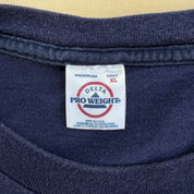 J- Vintage '02 Tom Brady New England Patriots NFL Super Bowl 36 Champs Long Sleeve Tee - XL