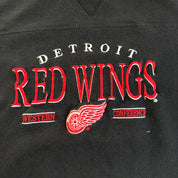 Vintage Detroit Red Wings NHL Lee Embroidered Logo Crewneck - XL