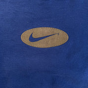 Vintage Nike Swoosh Graphic Navy Crewneck - L
