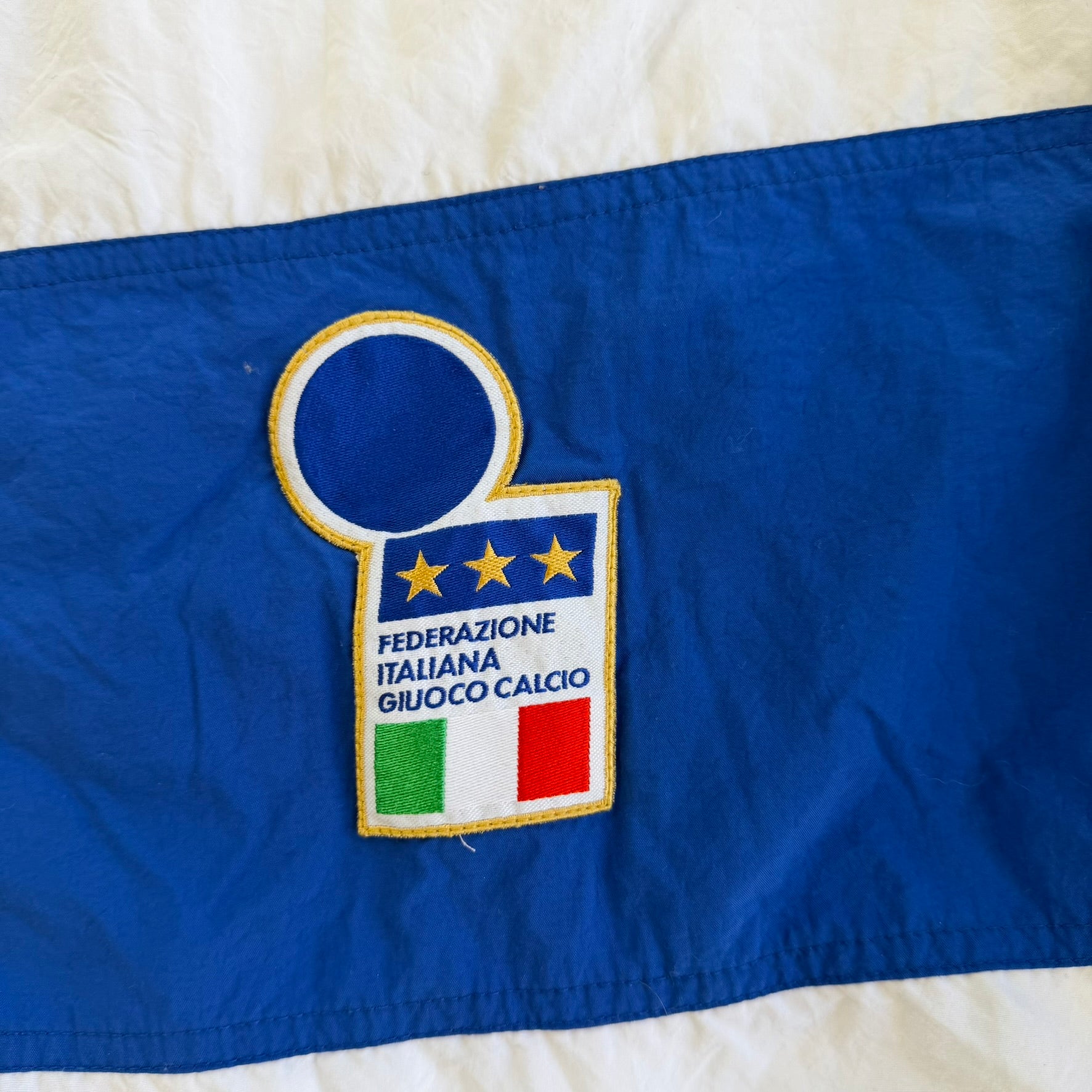J- Vintage 90s Nike Italy National Football Team Training Lightweight Jacket - XL