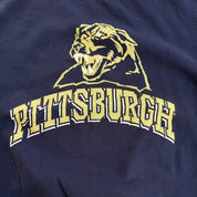 Vintage University Of Pittsburgh Panthers Graphic Crewneck - L