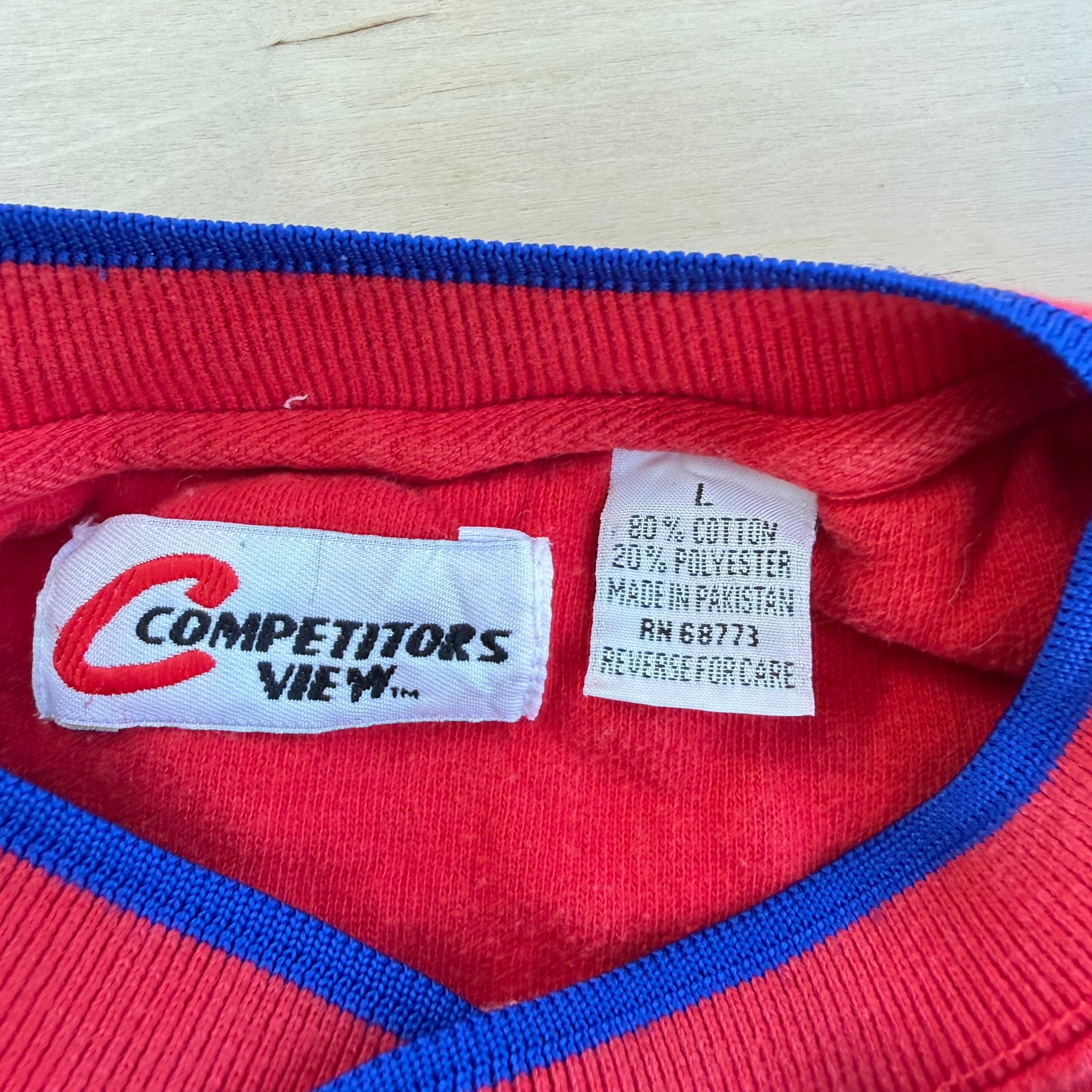 J- Vintage Nascar Jeff Gordon 24 Embroidered Text Crewneck - L