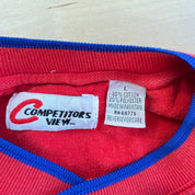 J- Vintage Nascar Jeff Gordon 24 Embroidered Text Crewneck - L