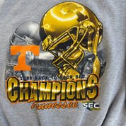 Vintage '98 Tennessee Volunteers Football Back To Back SEC Champions Graphic Crewneck - M