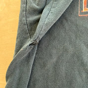 J- Vintage '00 Harley Davidson South Hampton Flame Logo & Text Made In USA Long Sleeve Tee - 2XL