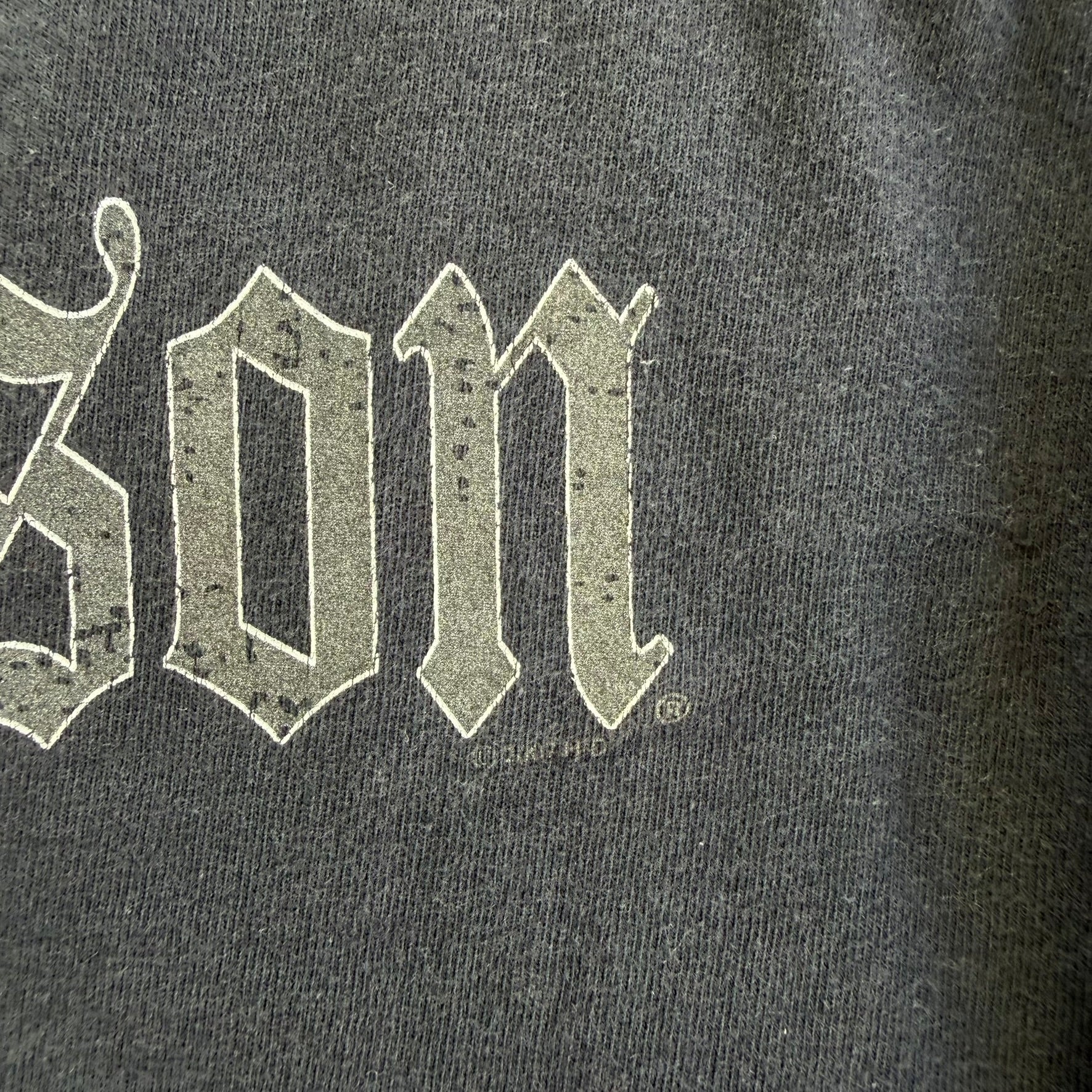 J- Vintage '07 Harley Davidson Columbus Ct Graphic & Text Long Sleeve Tee - L