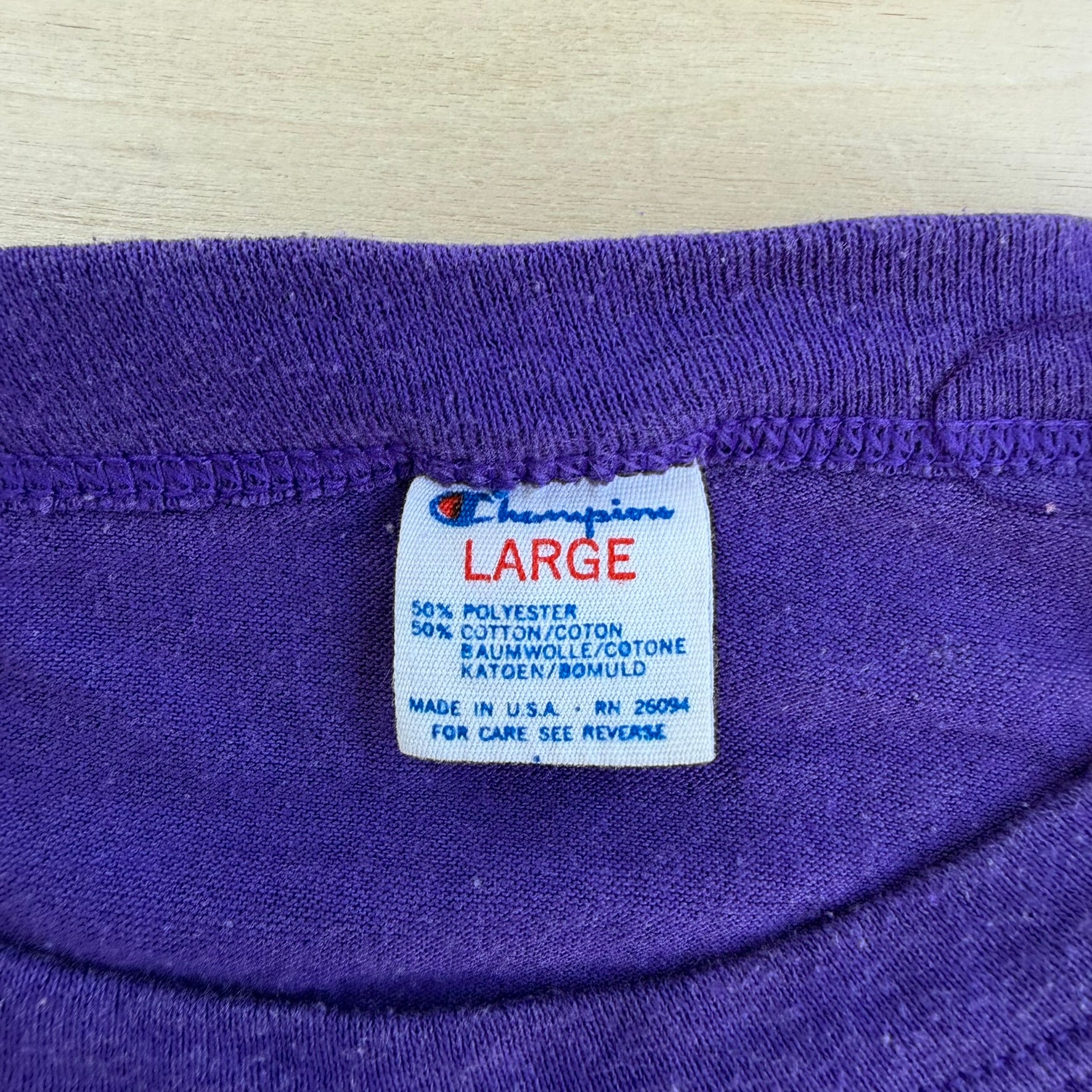 J- Vintage 80s Champion Tag National Radio Astronomy Observatory Made In USA Single Stitch Tee - L (fits M)