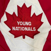 J- Vintage Nike Canadian Young Nationals Zip Up Lightweight Jacket - XL