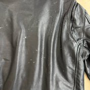 Vintage Sears The Leather Shop Biker Style Zip Up Leather Jacket - 42L (fits XL)
