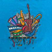J- Vintage '92 Chicago Jazz Festival Graphic Made In USA Single Stitch Tee - XL