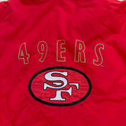 Vintage San Francisco 49ers NFL Logo 7 Zip Up Winter Jacket - XL