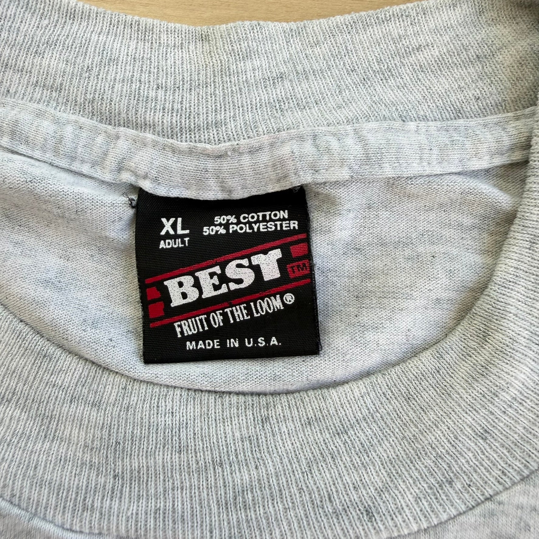 J- Vintage 90s EMT Graphic Made In USA Single Stitch Tee - XL