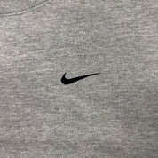 J- Vintage Nike Embroidered Swoosh Made In USA Grey Crewneck - L