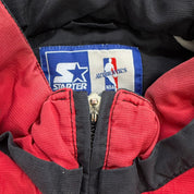 Vintage Chicago Bulls NBA Starter Zip Up Winter Jacket - L