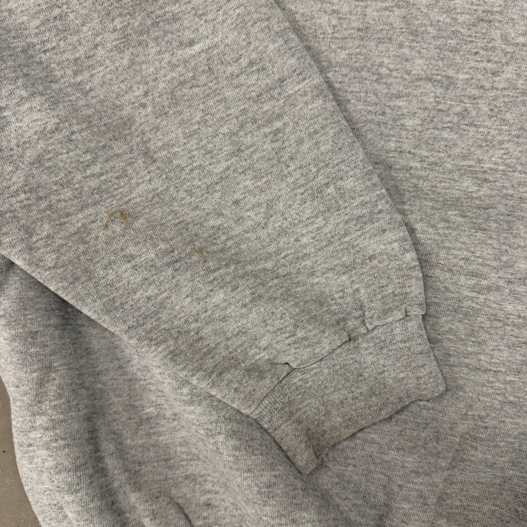 J- Vintage Nike Embroidered Swoosh Made In USA Grey Crewneck - L