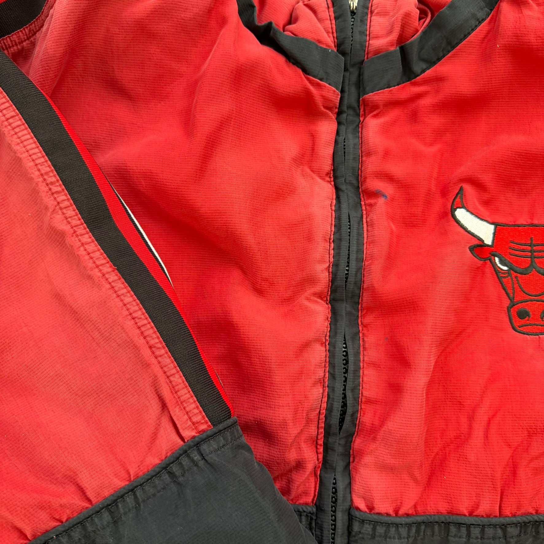 Vintage Chicago Bulls NBA Starter Zip Up Winter Jacket - L