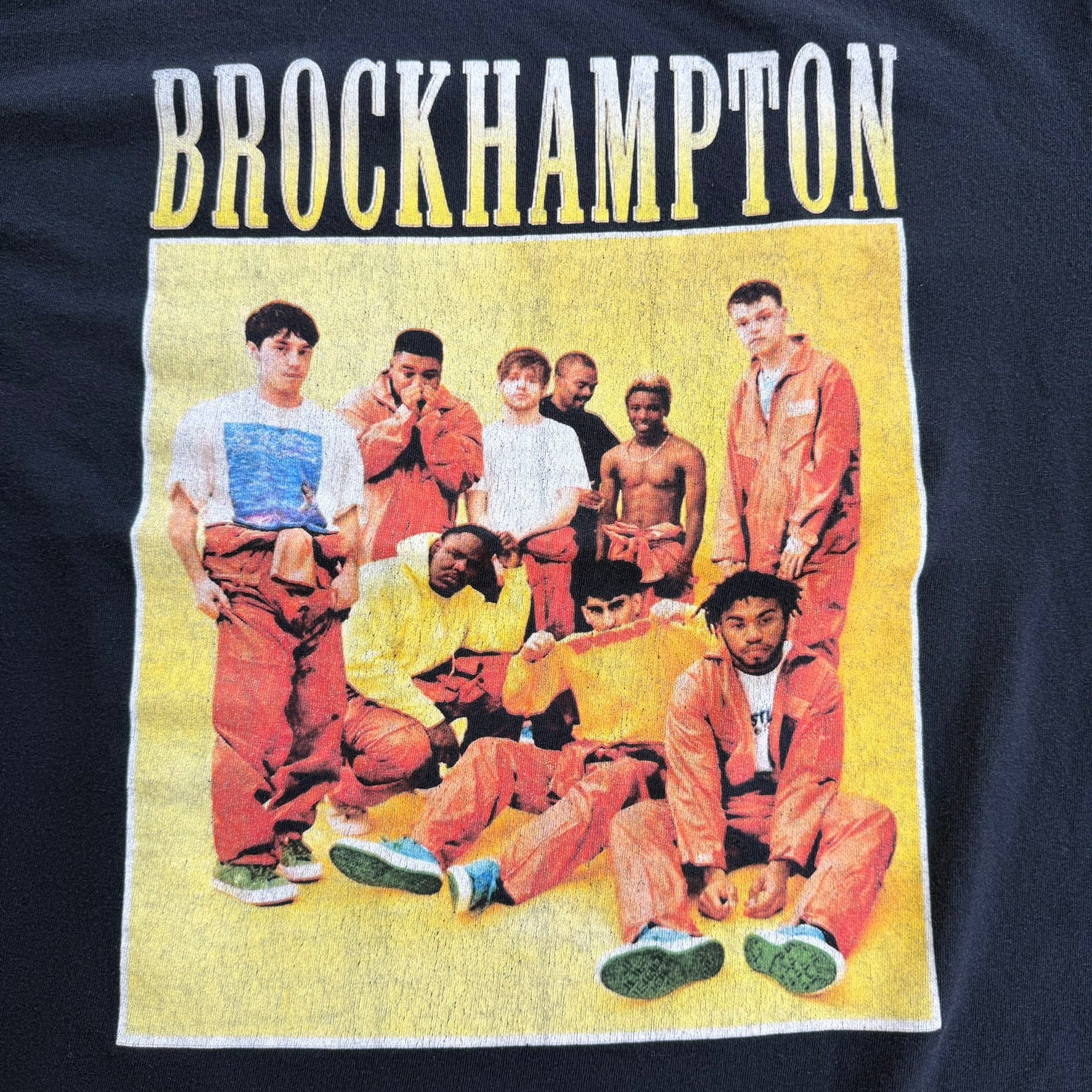 J- Vintage Brock Hampton Picture & Text Tee - L