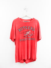 Load image into Gallery viewer, Vintage 88&#39; Rutgers Scarlett Knights Logo 50/50 Tee
