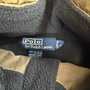 Vintage 90s Polo RL Embroidered Logo Synched Waist Fleece Lined Winter Jacket - L