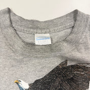F- Vintage Parksville BC Eagles Animal Print Tee