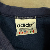 J- Vintage Adidas Embroidered Text & Logo  Made In USA Crewneck - L