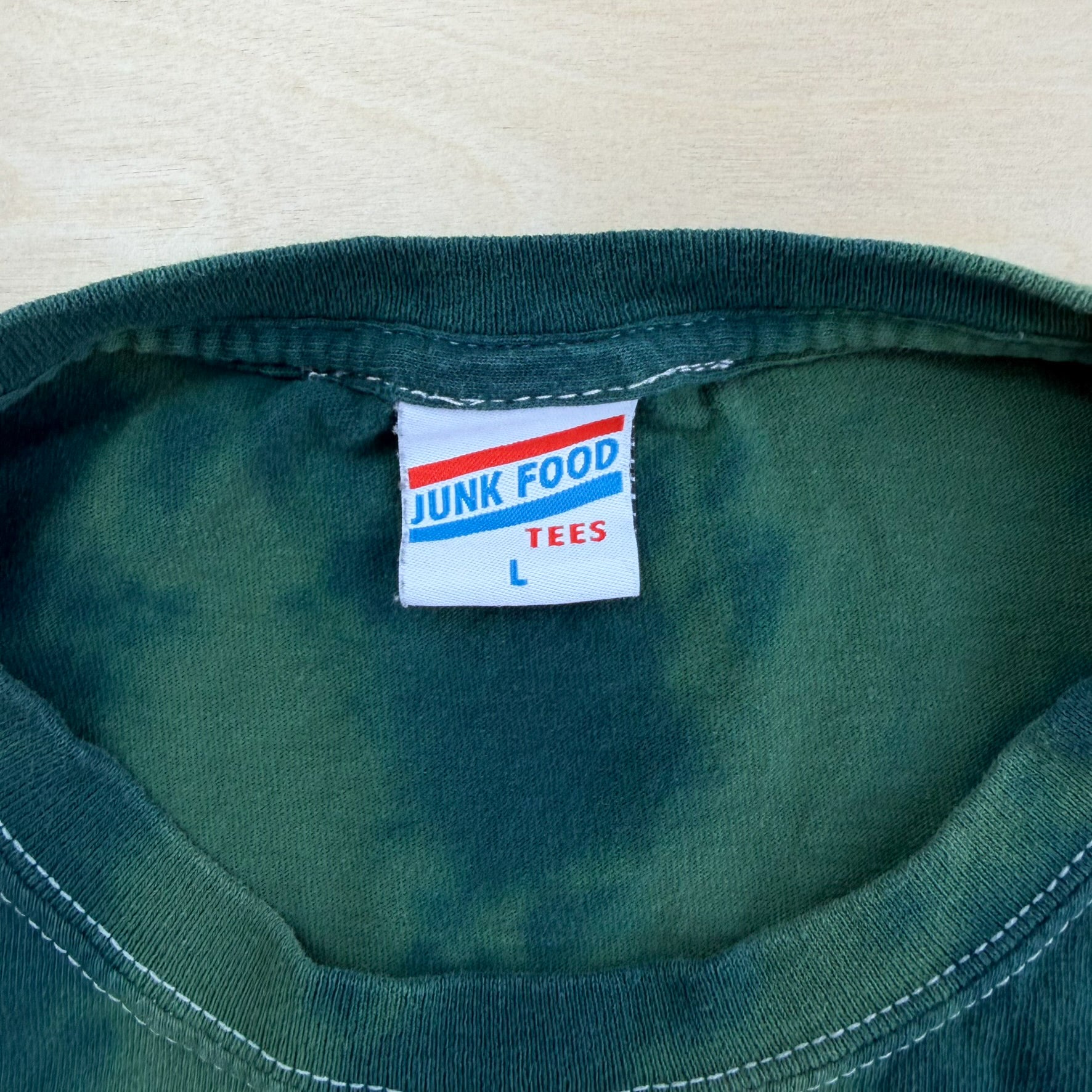 J- Green Bay Packers NFL Text Tie Dye Tee - L