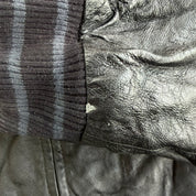 J- Vintage New England Patriots NFL Embroidered Logo Leather Jackets - XL