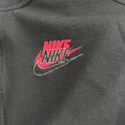 J- Vintage Nike Embroidered Text & Swoosh Sweatshirt Track Jacket - 2XL