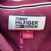 J- Vintage Tommy Hilfiger Denim Text Design Crewneck - M