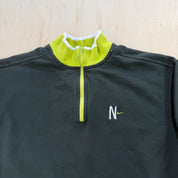 J- Vintage Nike Embroidered Swoosh Quarter Zip Crewneck - M