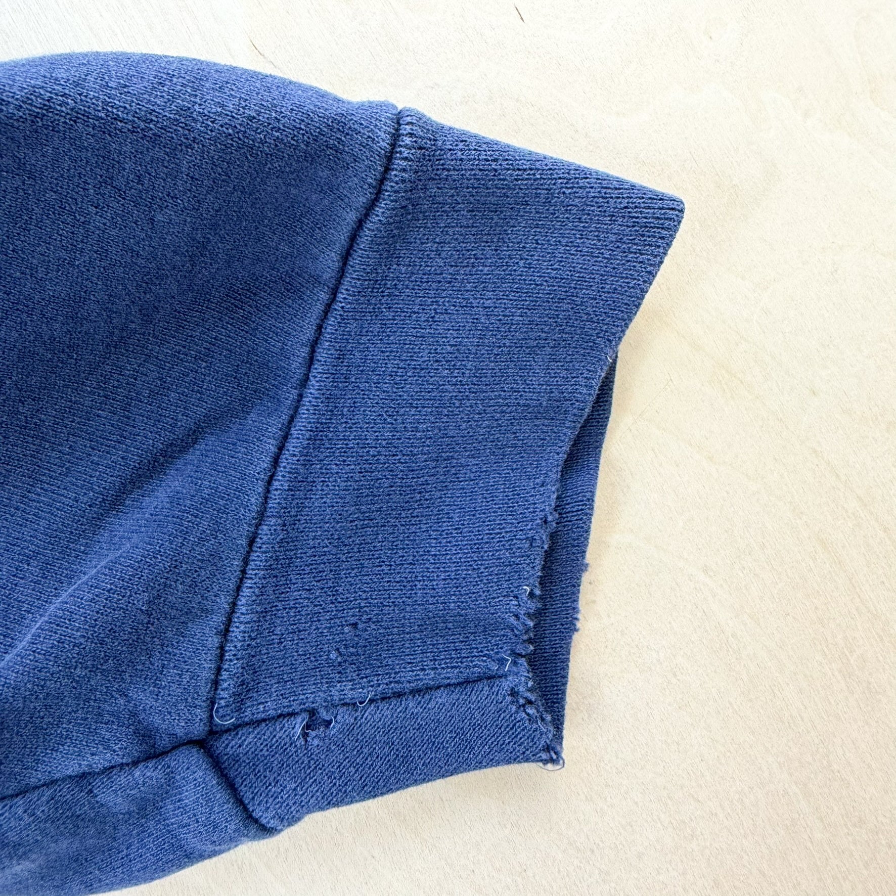 J- Vintage Nike Embroidered Swoosh Made In USA Navy Crewneck - M