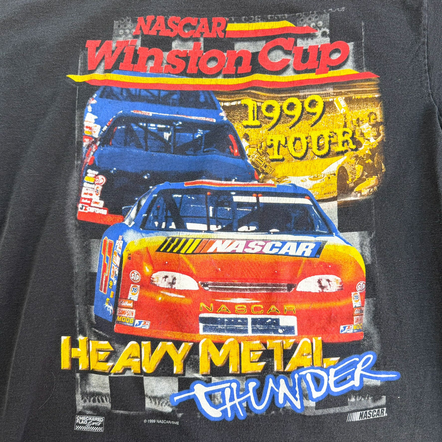 J- Vintage '99 Nascar Winston Cup Heavy Metal Thunder Graphic Tee - XL