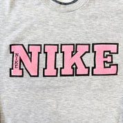 J- Vintage Nike Puff Text Crewneck - S