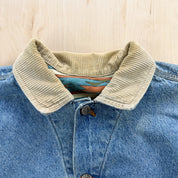 J- Vintage Arizona Jean Co. Blanket Lined Denim Jacket - S