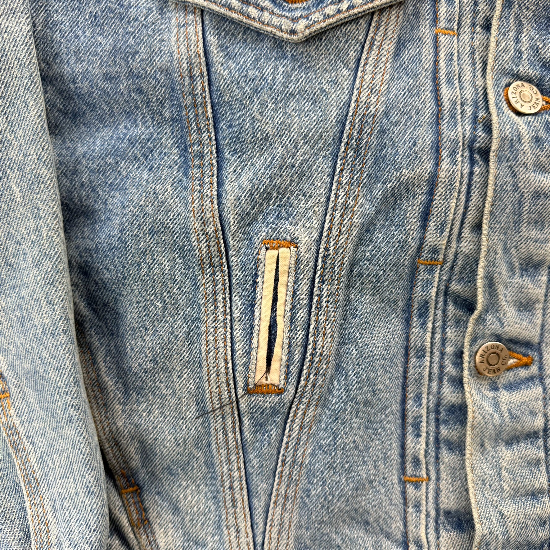 J- Vintage Arizona Jean Co. Blanket Lined Denim Jacket - S