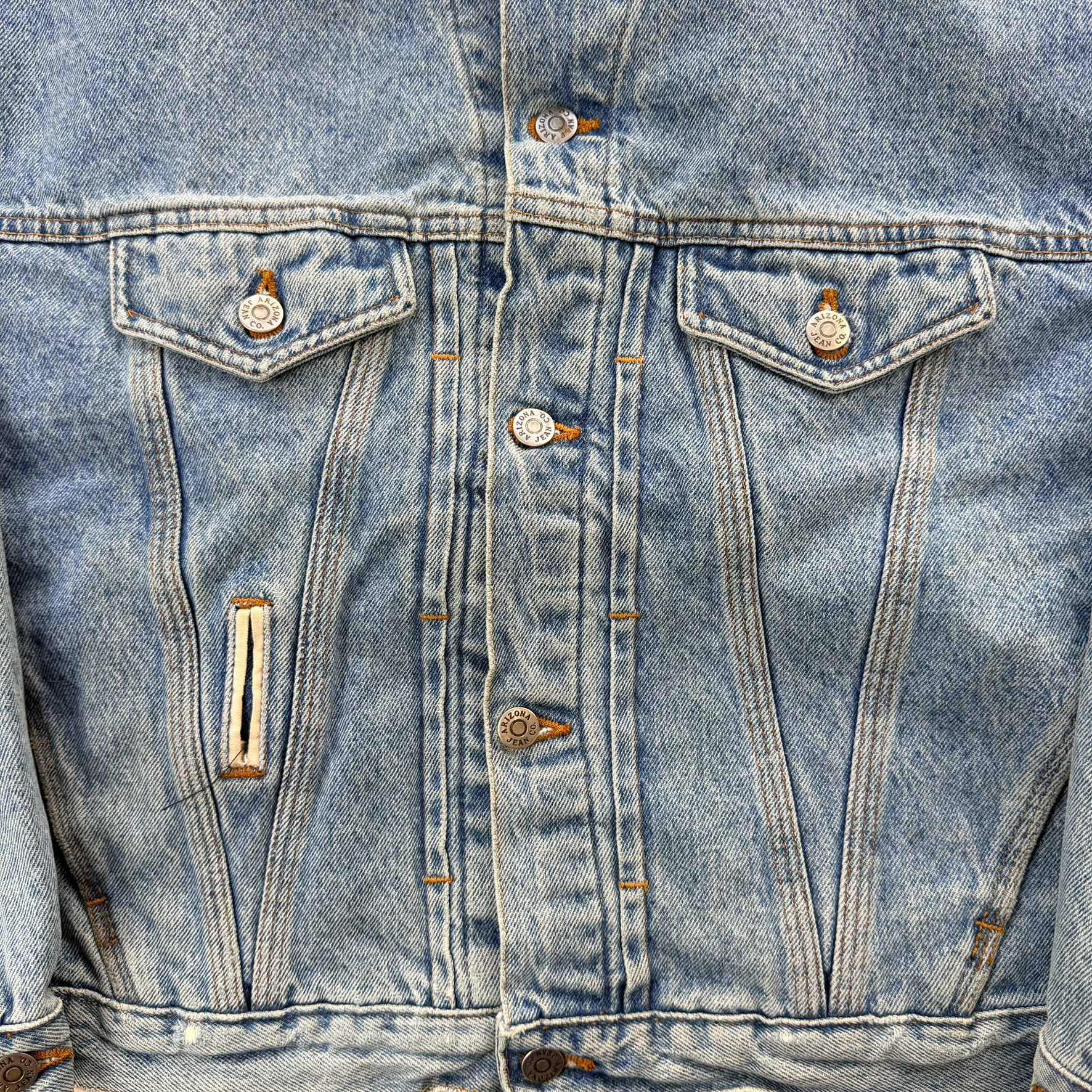 J- Vintage Arizona Jean Co. Blanket Lined Denim Jacket - S