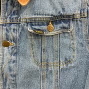 J- Vintage Lee Quilt Lined Denim Jacket - XL