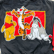 J- Vintage Disney Winnie The Pooh Reversible Graphic Bomber Jacket - L