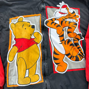 J- Vintage Disney Winnie The Pooh Reversible Graphic Bomber Jacket - L