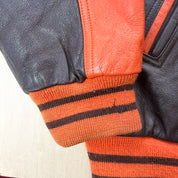 J- Vintage Cleveland Browns NFL Mirage Leather Jacket - XL