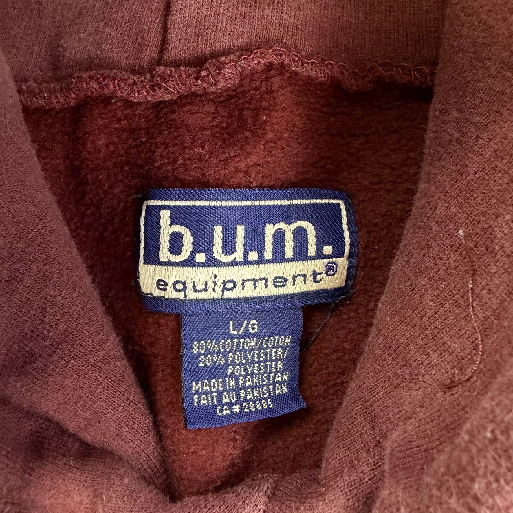 J- Vintage Bum Equipment Flight Squad Academy Hoodie - L