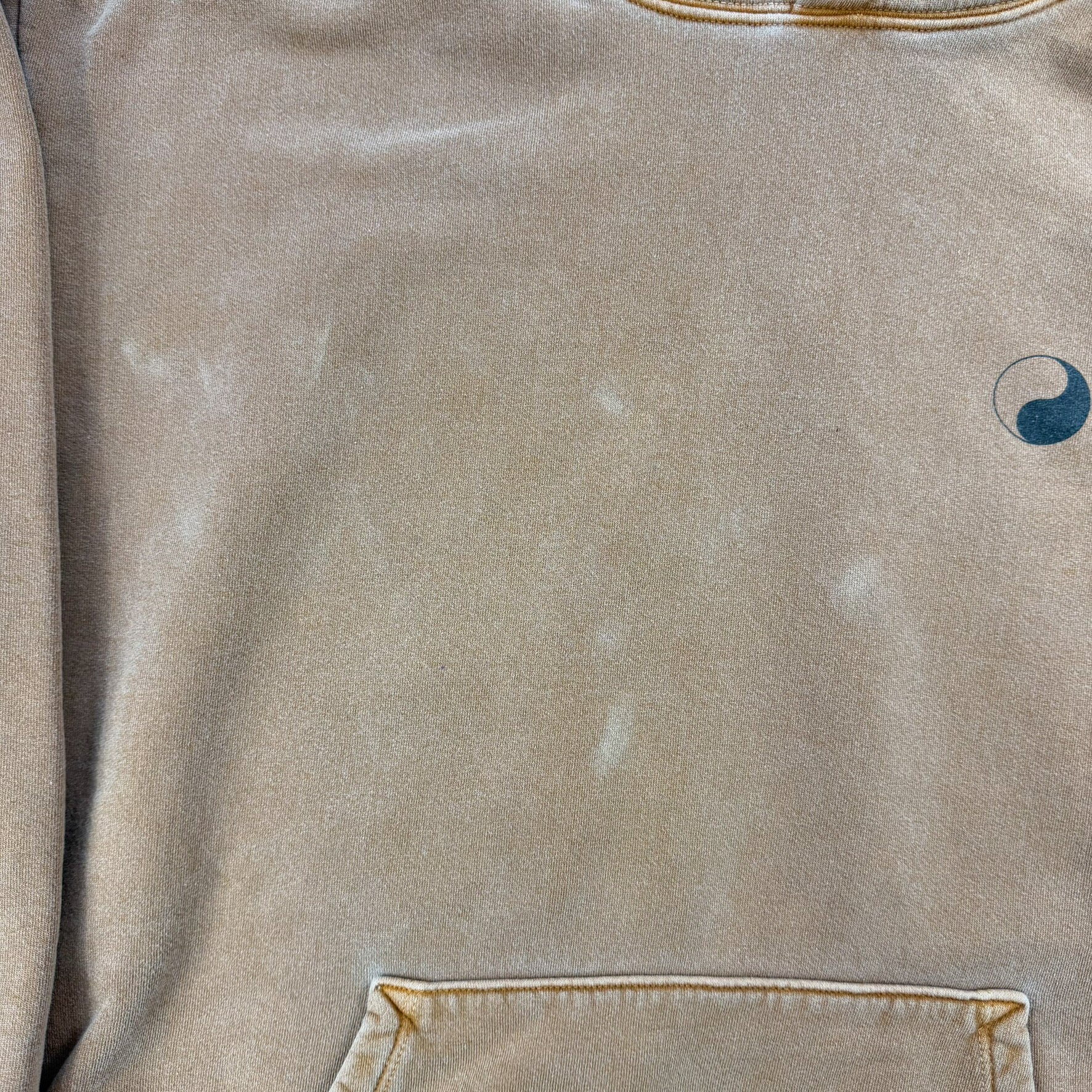 J- Vintage Stussy Ying Yang & Text Made In USA Hoodie - XL