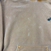 J- Vintage Stussy Ying Yang & Text Made In USA Hoodie - XL