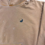 J- Vintage Stussy Ying Yang & Text Made In USA Hoodie - XL